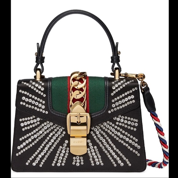 RARE Gucci mini Sylvie top handle purse - Picture 2 of 13